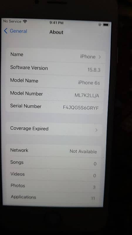 iPhone 6s 64GB no PTA 5