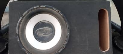 amp and woofer for sale