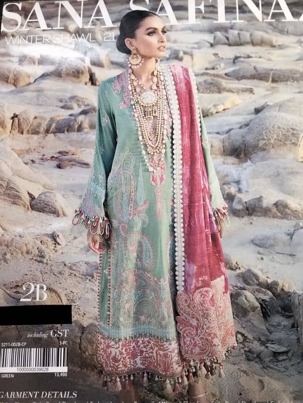 Sana Safinaz Winter Lawn Article S211-002B-CP 0