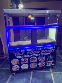 Non magnetic Steel Shawarma Burger counter