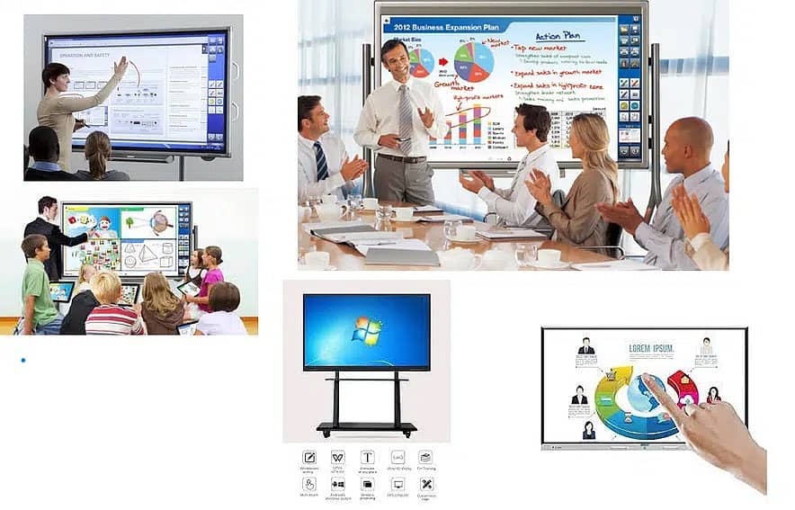 Digital White Board, Smart Board, Interactive Touch Screen Led, 0