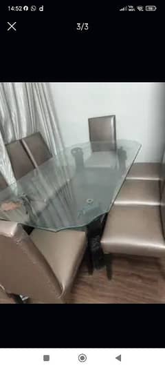 8 leather chairs dinning table