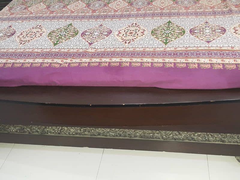 Wooden King Size Bed 2