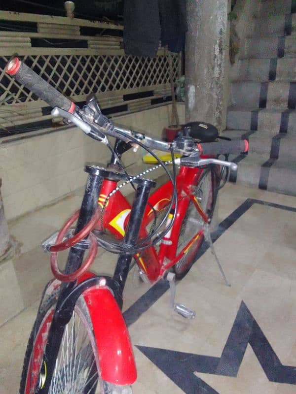 Red Roman Bicycle 1