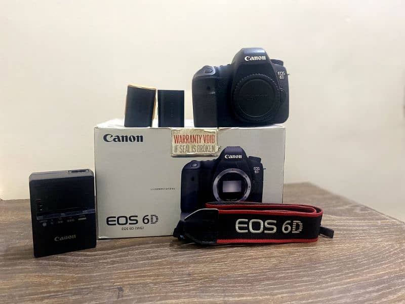 canon 6d with 50 mm 1.4 (camera box and all accessories) 9