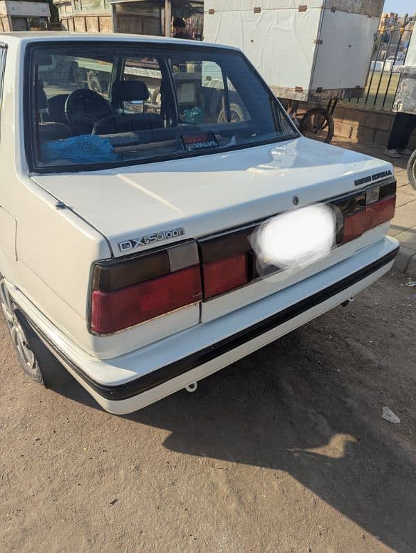 Toyota Corolla 1986 Model Karachi Registration 1993 5