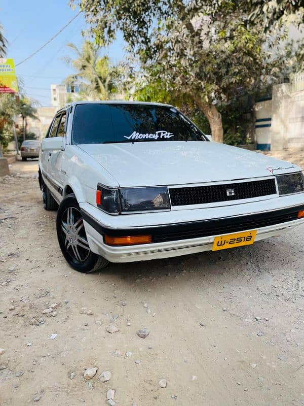 Toyota Corolla GL Saloon 1986 model 1994 recondition own engine 9