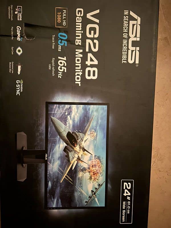 Asus VG248 165 hz 0.5 ms delay moniter 0