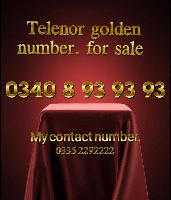 Ufone Golden Numbers 2