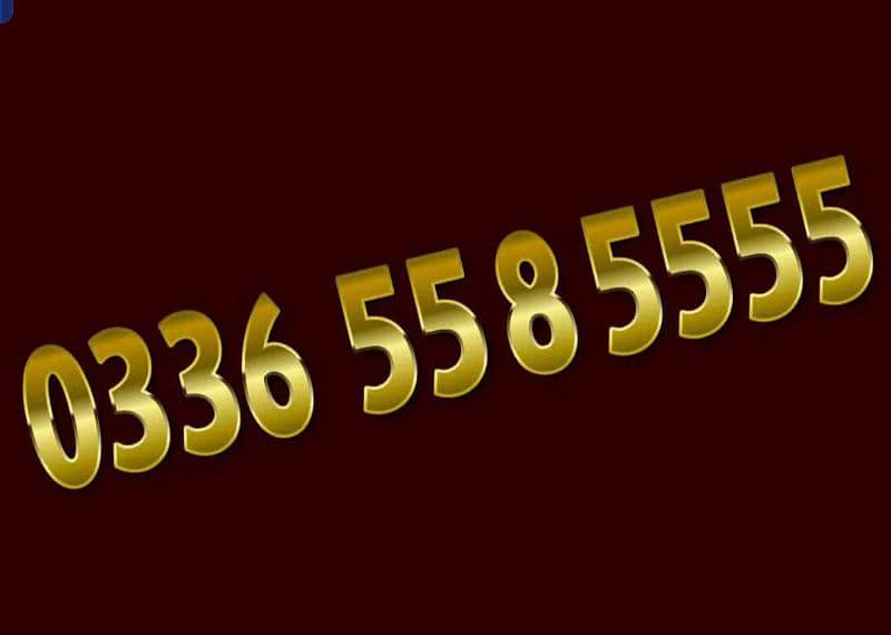 Ufone Golden Numbers 3