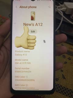 Samsung A12 (Exchange Possible)