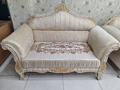 Brand New Wooden 6 Seater Deco Polish Sofa Set