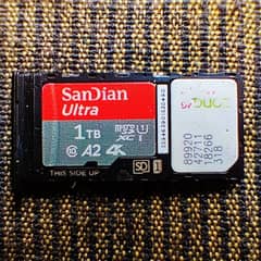 One TB memory card for sale 1024 GB