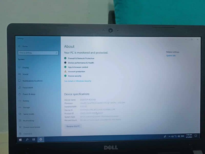 Dell i5 laptop 2