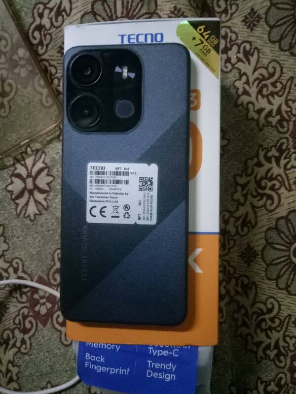 tecno spark bf 7 4/64 10/10 condition 0