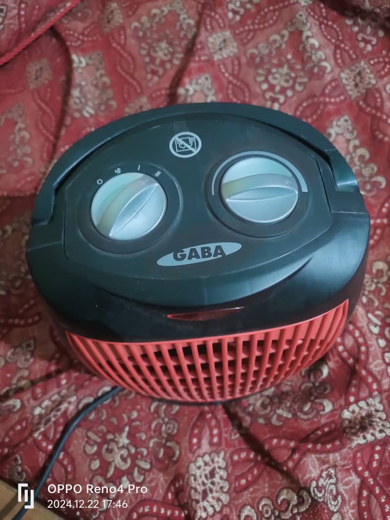 GABA Electirc Fan Heater Made In Thailand 1000/2000 Watt 0