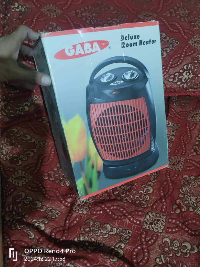 GABA Electirc Fan Heater Made In Thailand 1000/2000 Watt 6