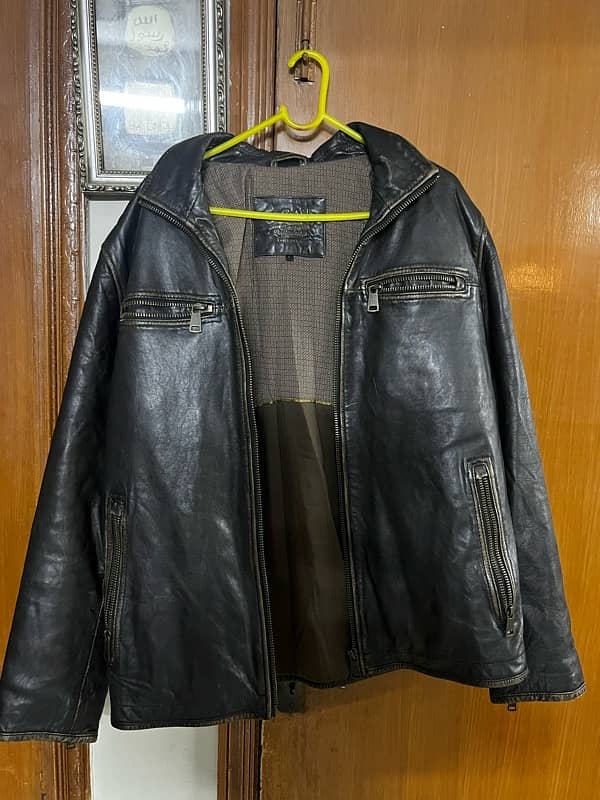 leather jacket large 0