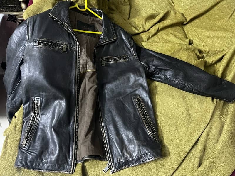 leather jacket large 6