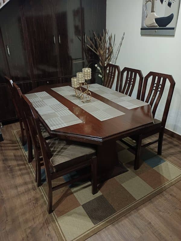 Dining table with 6 chairs 5