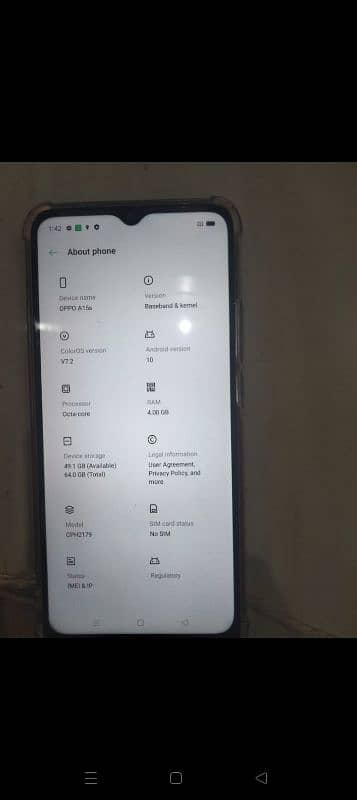 oppo A15s 4/64 complete samn 2