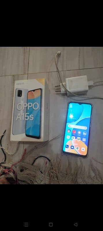 oppo A15s 4/64 complete samn 9