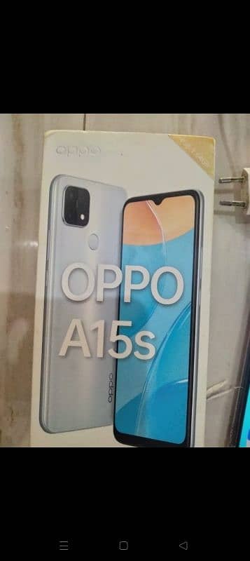 oppo A15s 4/64 complete samn 10