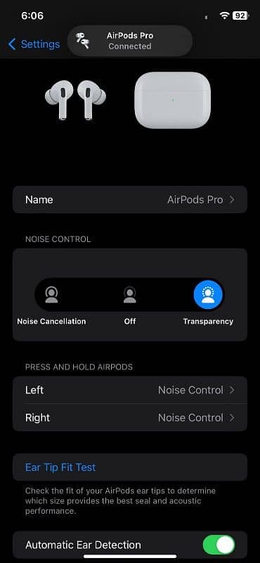 iPhone Airpod Pro in black 4