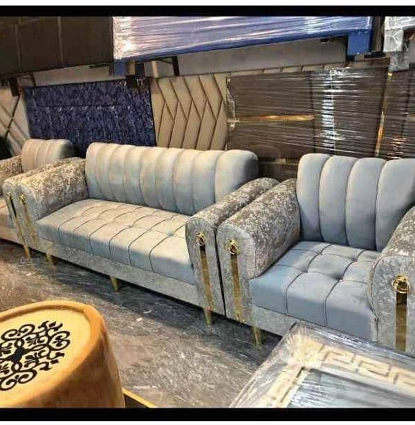 Luxury Sofa  /5 Seater sofa set/Wooden Sofa / Furniture 2