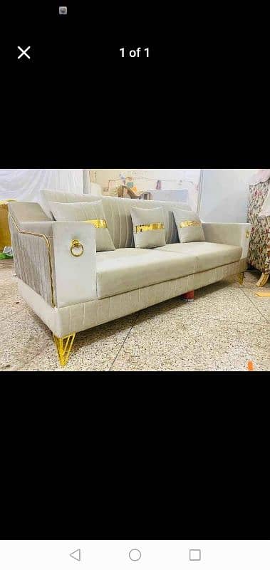 Luxury Sofa  /5 Seater sofa set/Wooden Sofa / Furniture 4