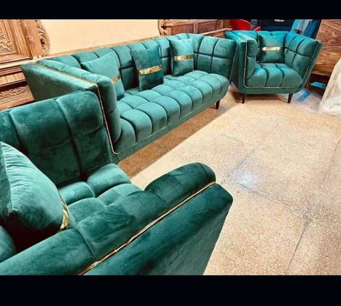 Luxury Sofa  /5 Seater sofa set/Wooden Sofa / Furniture 13