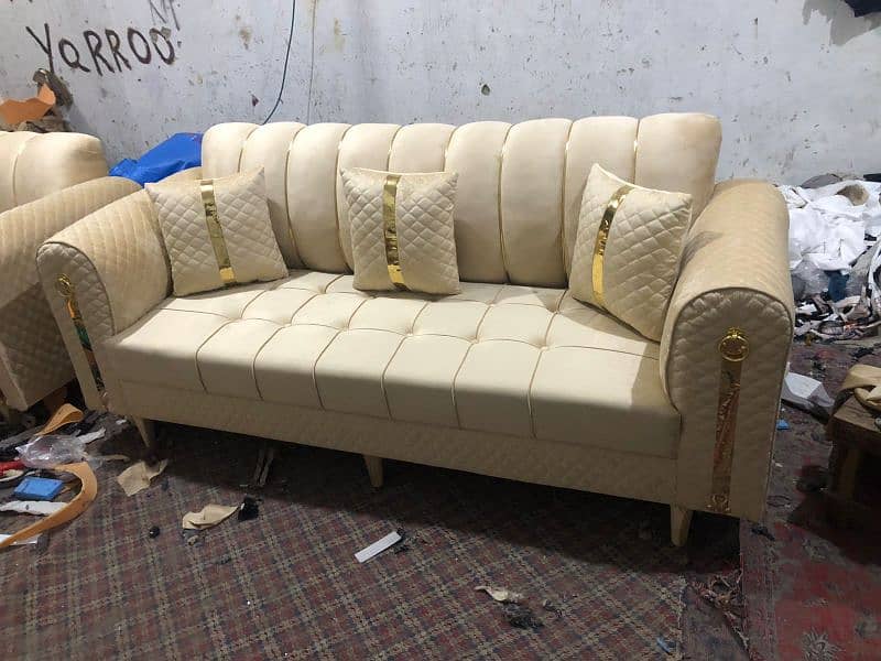 Luxury Sofa  /5 Seater sofa set/Wooden Sofa / Furniture 19