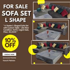 6 Seater Sofa Set L Shape/Wooden Sofa/Modern Sofa/Sofa For Sale/Luxury