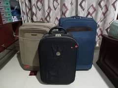 3 Luggage bags, large, medium and small