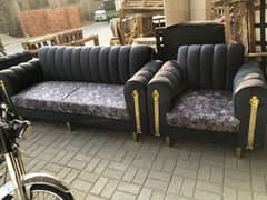 Luxury Sofa  /5 Seater sofa set/Wooden Sofa / Furniture