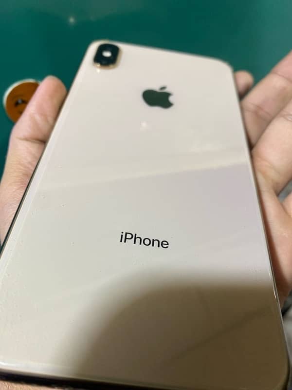 iPhone XS Max box 64 gb total geniune 77%  battery health 5