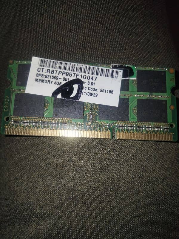 4GB DDR3 PC3-10600s 0