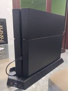 PS4 Base Model 500 GB Storage With A Controller And A Cooling Fan