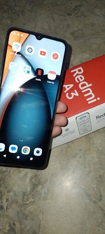 Redmi A3 4/128 2 Days Use Only Brand new Condition 0/3/1_000_1/75/45 1