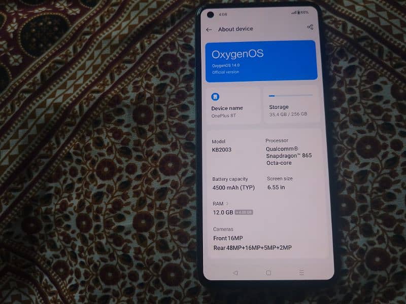 OnePlus 8T  12gb/ 256gb 2