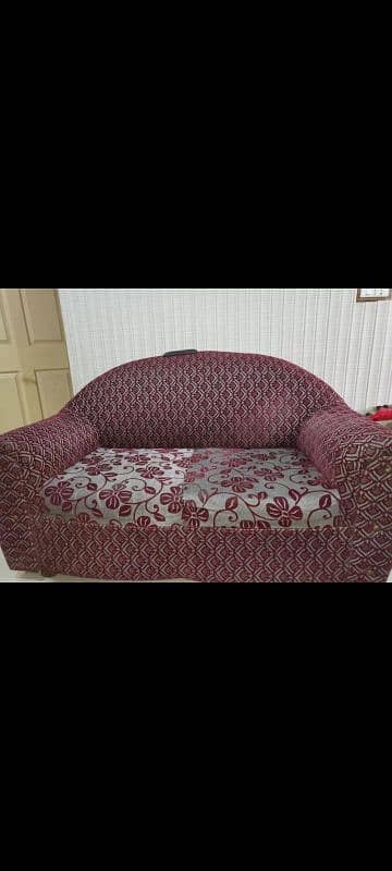 6 seater sofa set with Free sofa covers 1