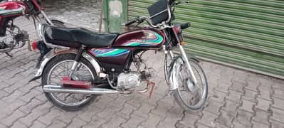 Honda 70 good condition 03039897672 sahiwal number