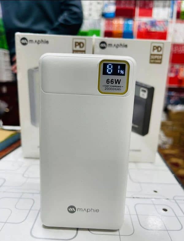 Maphie 20,000 Mah super fast charging powerbank 0