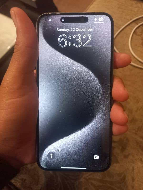 iphone 15 pro max 256 gb Hk model full sim time 4