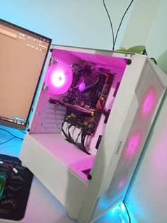 Gaming PC with 4gb Graphic card gt 730 with 2 PCs 24 inch Screens