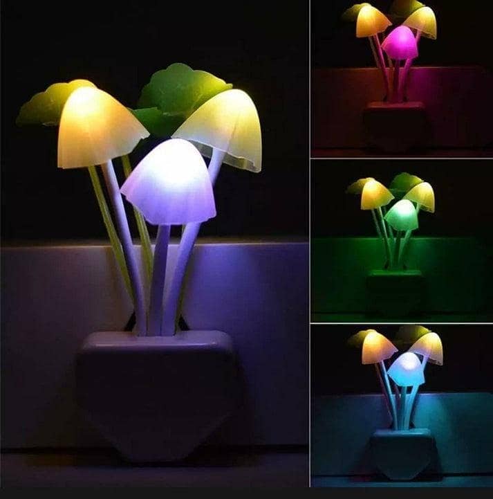 Mushroom LED Sensor Light Night Lamp 0