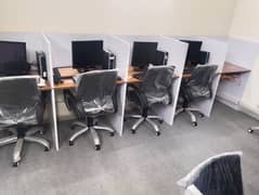 Furnished Office for Rent in Johar Town for Silent office (Call center + Software house + Marketing office and other setup as you want)