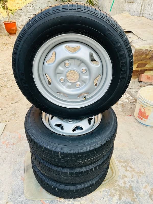 Genral Rim Tyres urgent sale 155/80/13 1