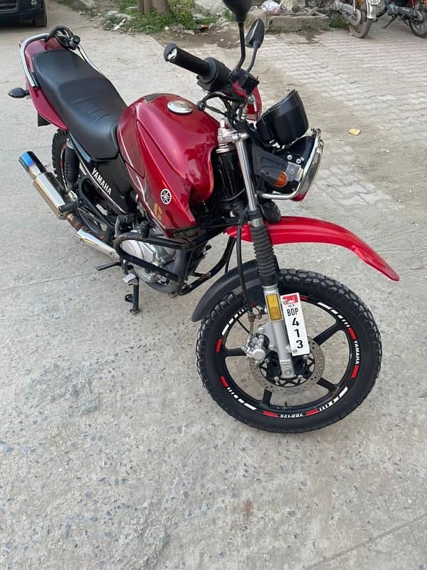 yamaha ybr125g 2020 red 1