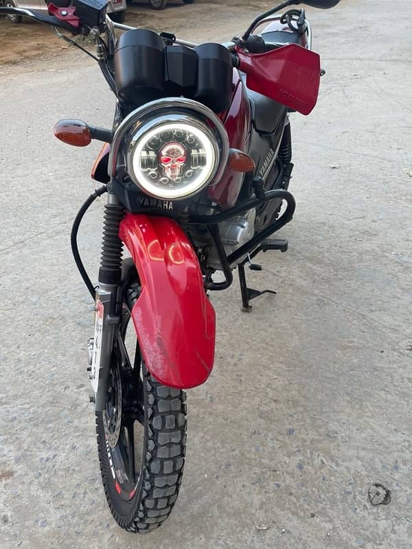 yamaha ybr125g 2020 red 4